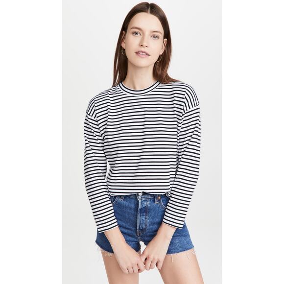 AYR French Fry Long Sleeve Tee Shirt- S Piano Stripe - Picture 1 of 6